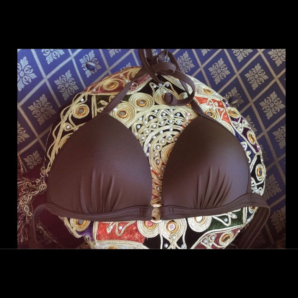 Venus Enhancer Bikini-Top Sz C, String Bottom Sz … - image 5